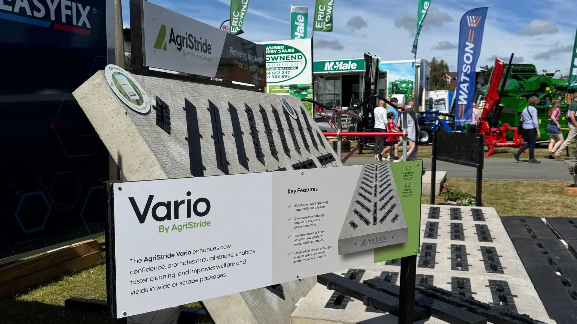 AgriStride vario stand at the Great Yorkshire Show
