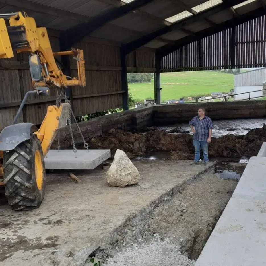 AgriStride Vario being installed