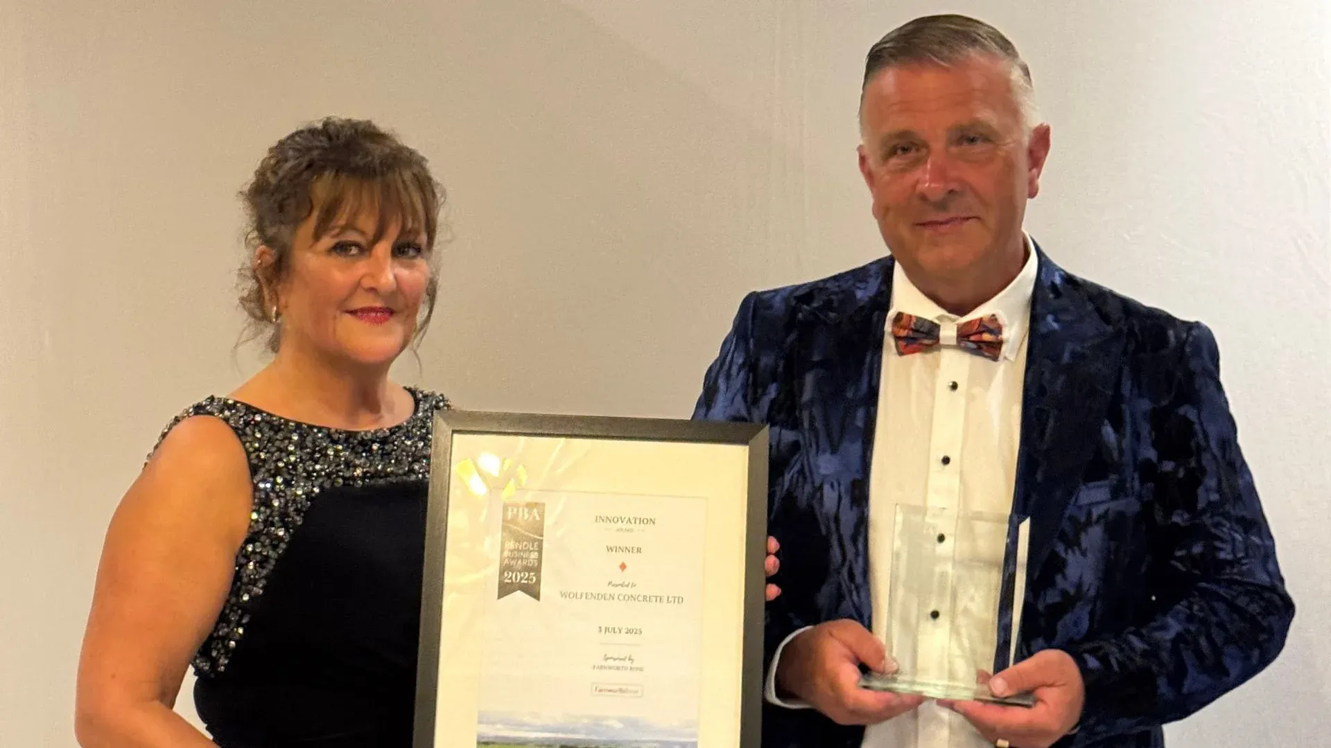 Richard Moody, winner of the Innovation award at Pendle Business Awards
